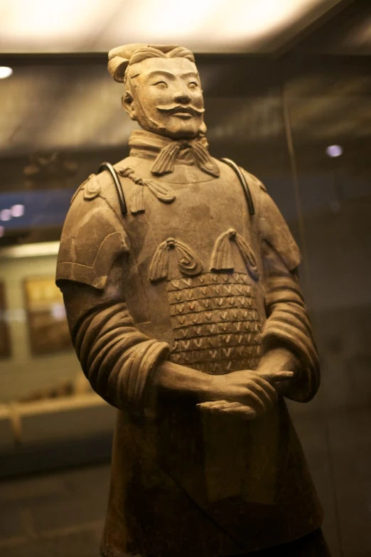 the statue has been displayed in an exhibit