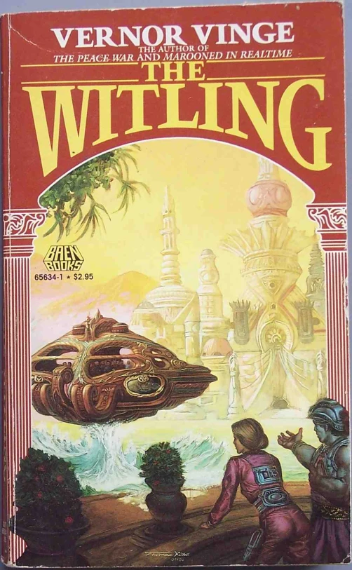 a book cover for the witling