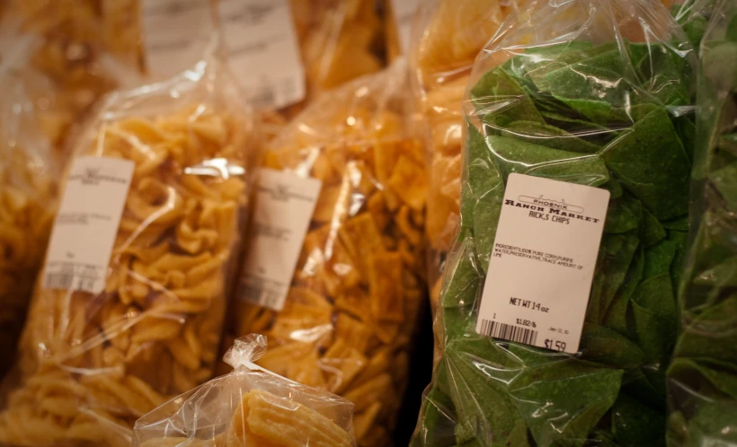 dried food with label placed on the package for $ 5