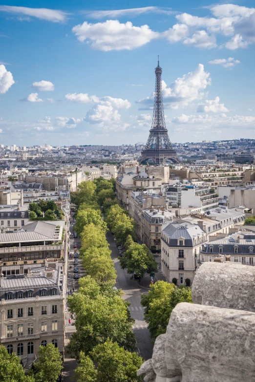 view from the top of the eiffel tower in paris