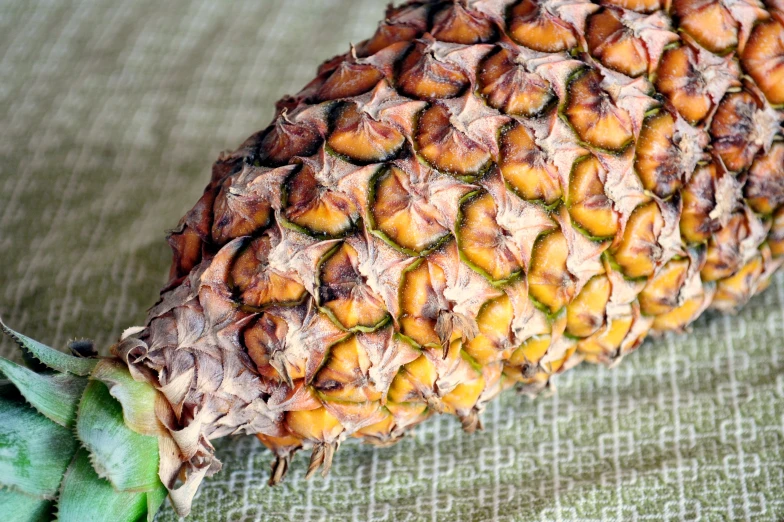 a pineapple is almost ready for pick