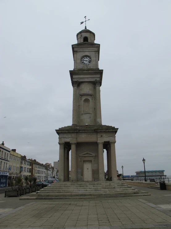 a large clock tower on top of a building