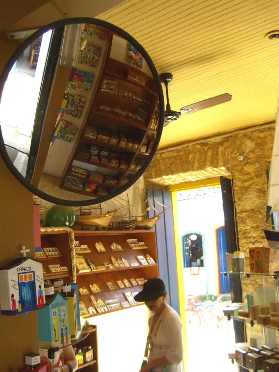 a person standing in front of a counter with some food on it