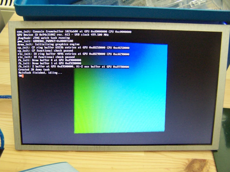 a desktop computer monitor displaying a screen of code