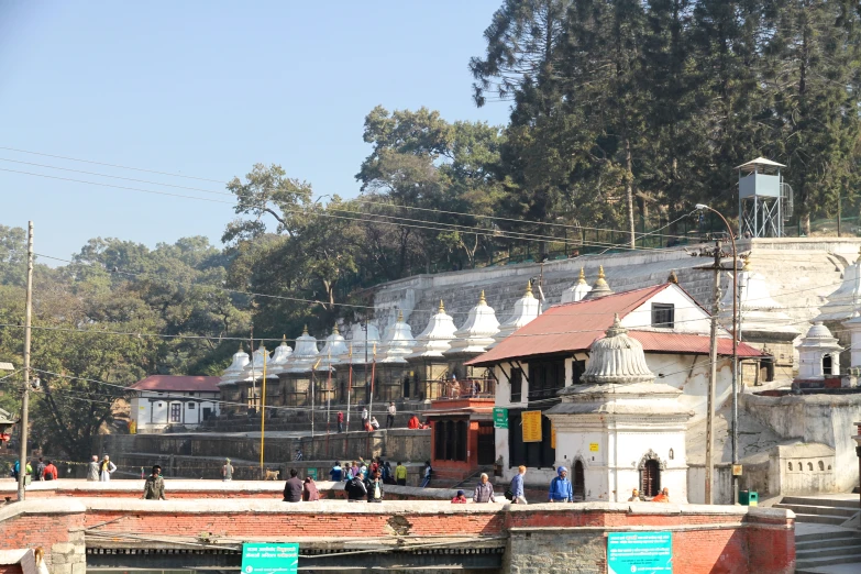 a number of buildings in a small town