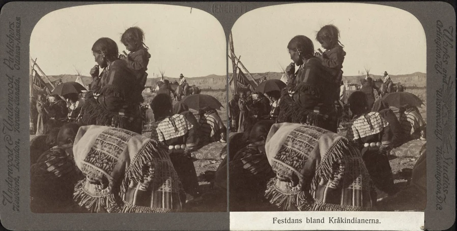 old pos of a couple of men in native indian outfits