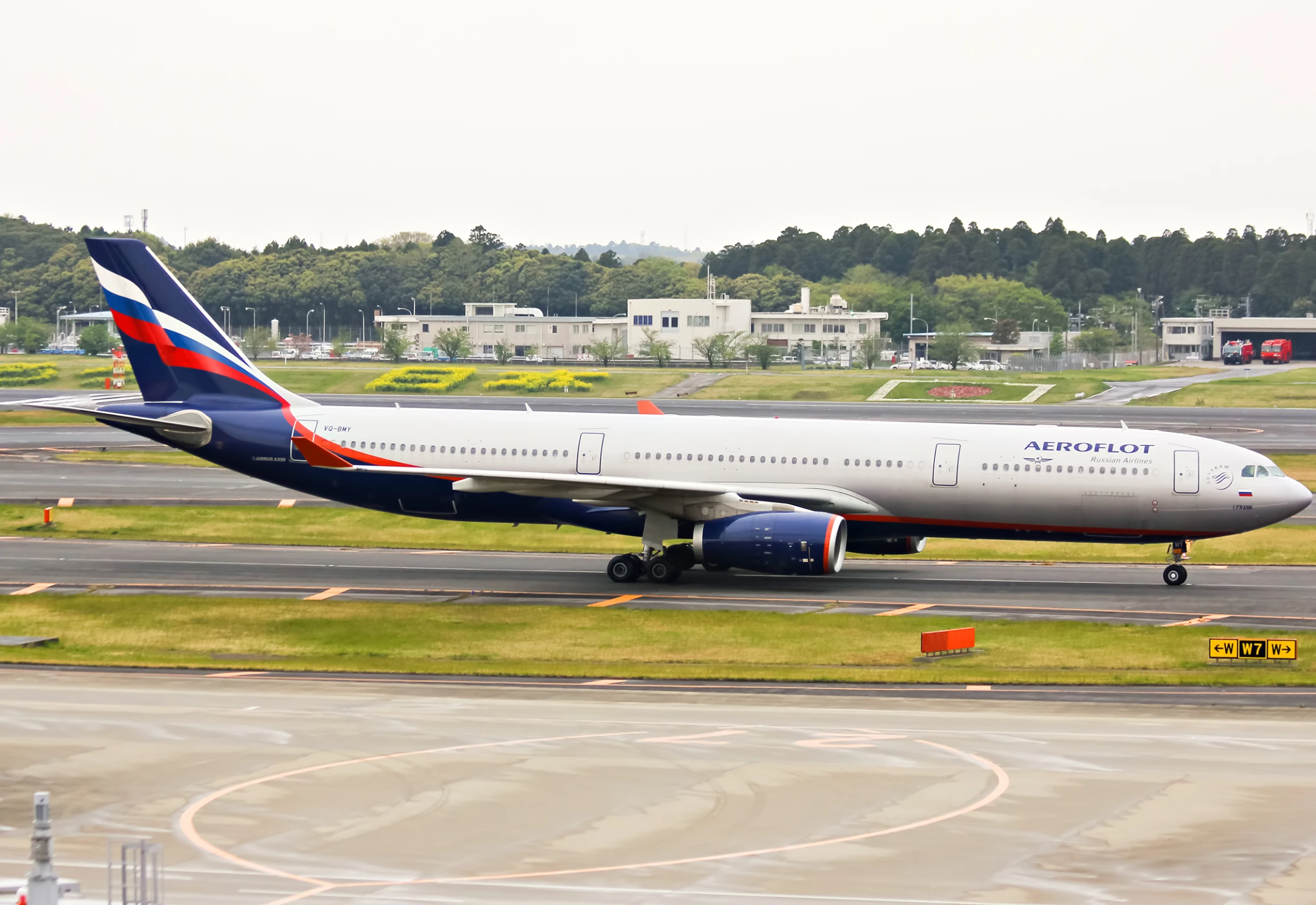 an airplane is about to take off on a runway