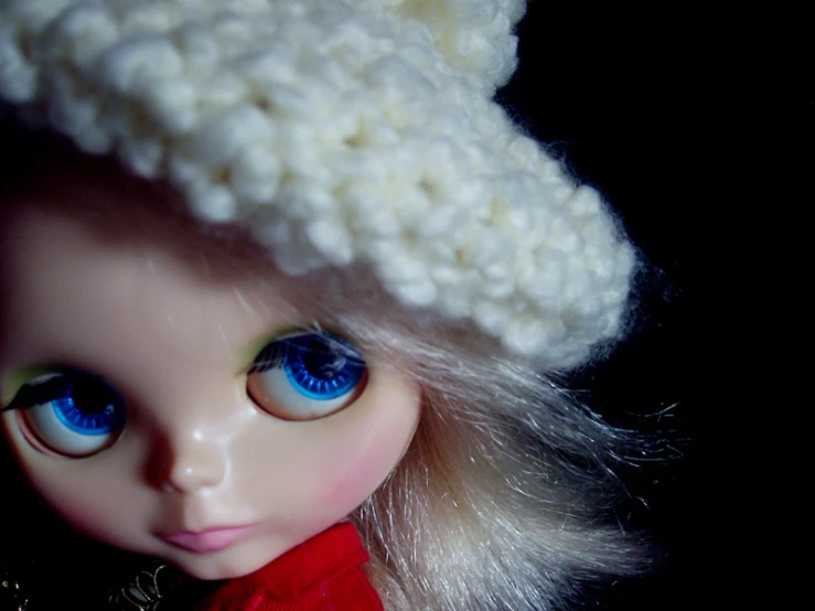 an image of a doll that is close up