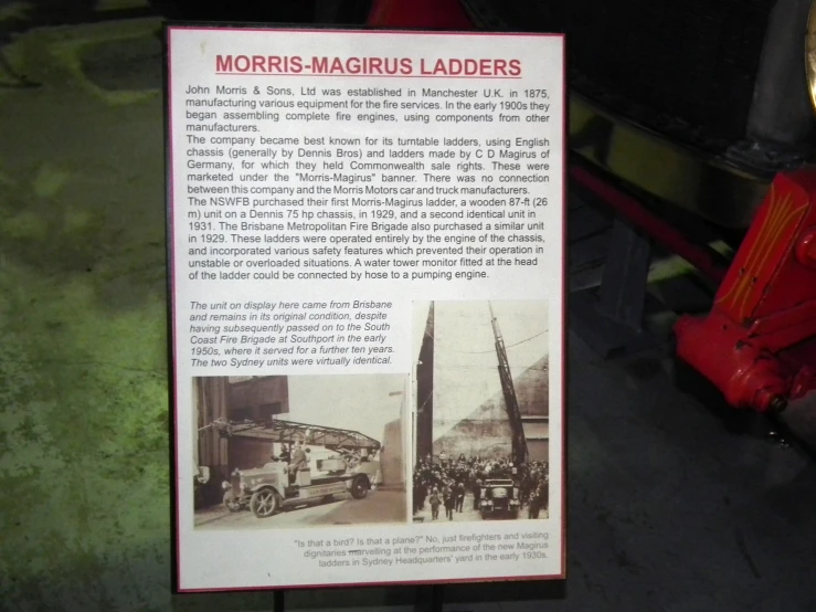 a sign for the marri st - magrus ladder