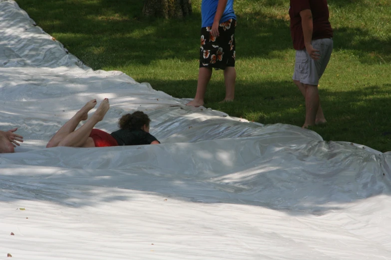 the s are playing on a large white hill