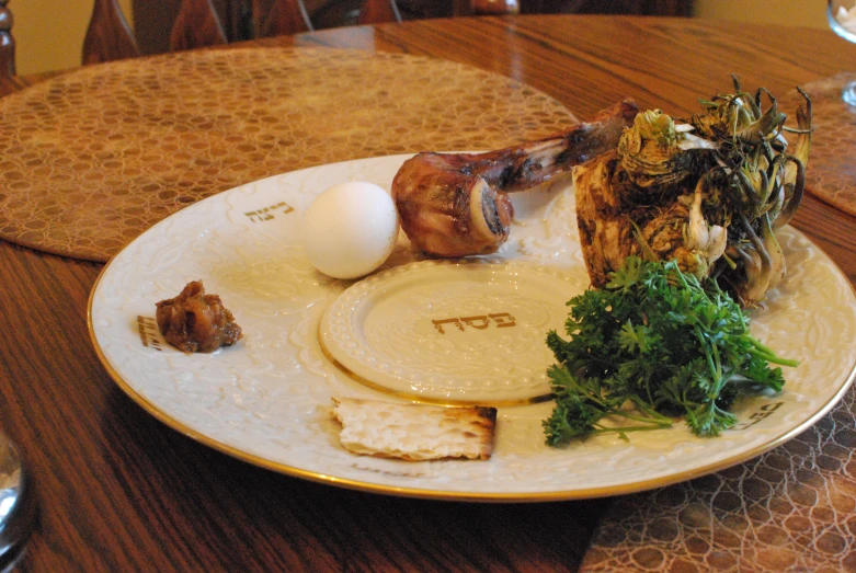 the plate is filled with a variety of vegetables and food