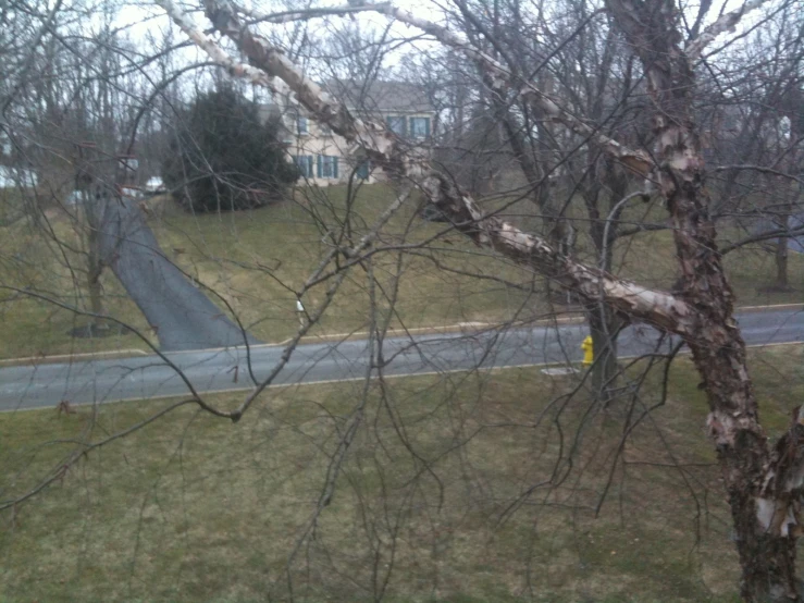 there is a skateboard ramp on the sidewalk