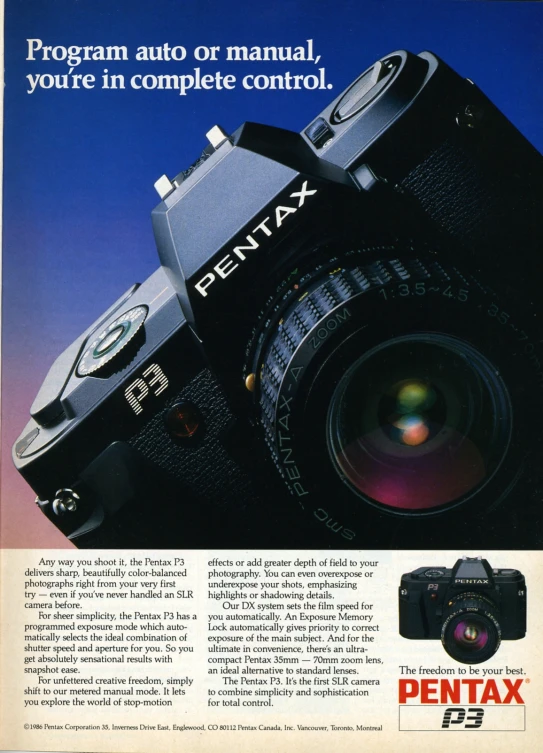 a po camera advertit from the ten tax program