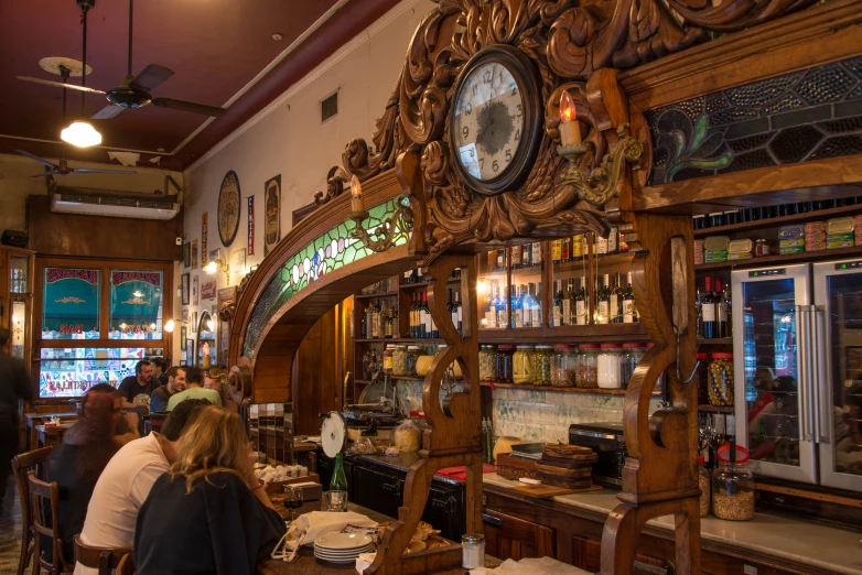 the interior of a store filled with antique items