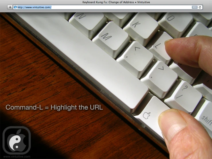 a person clicking a keypad on the keyboard