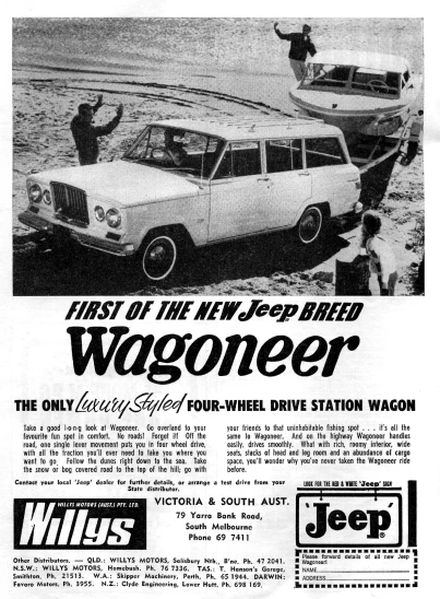 an advertit for the upcoming jeep wagon