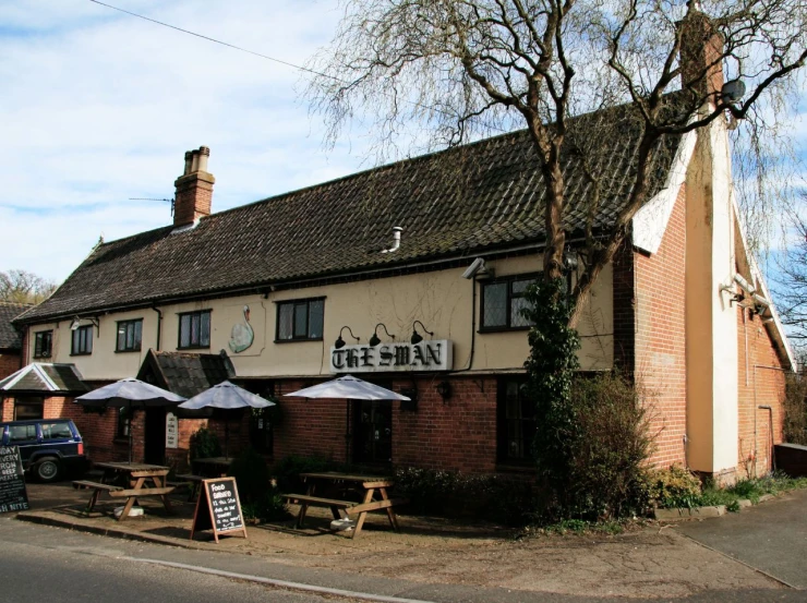a small restaurant called the dean in a country setting
