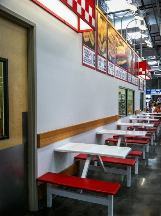 an interior s of a restaurant looking at the ceiling