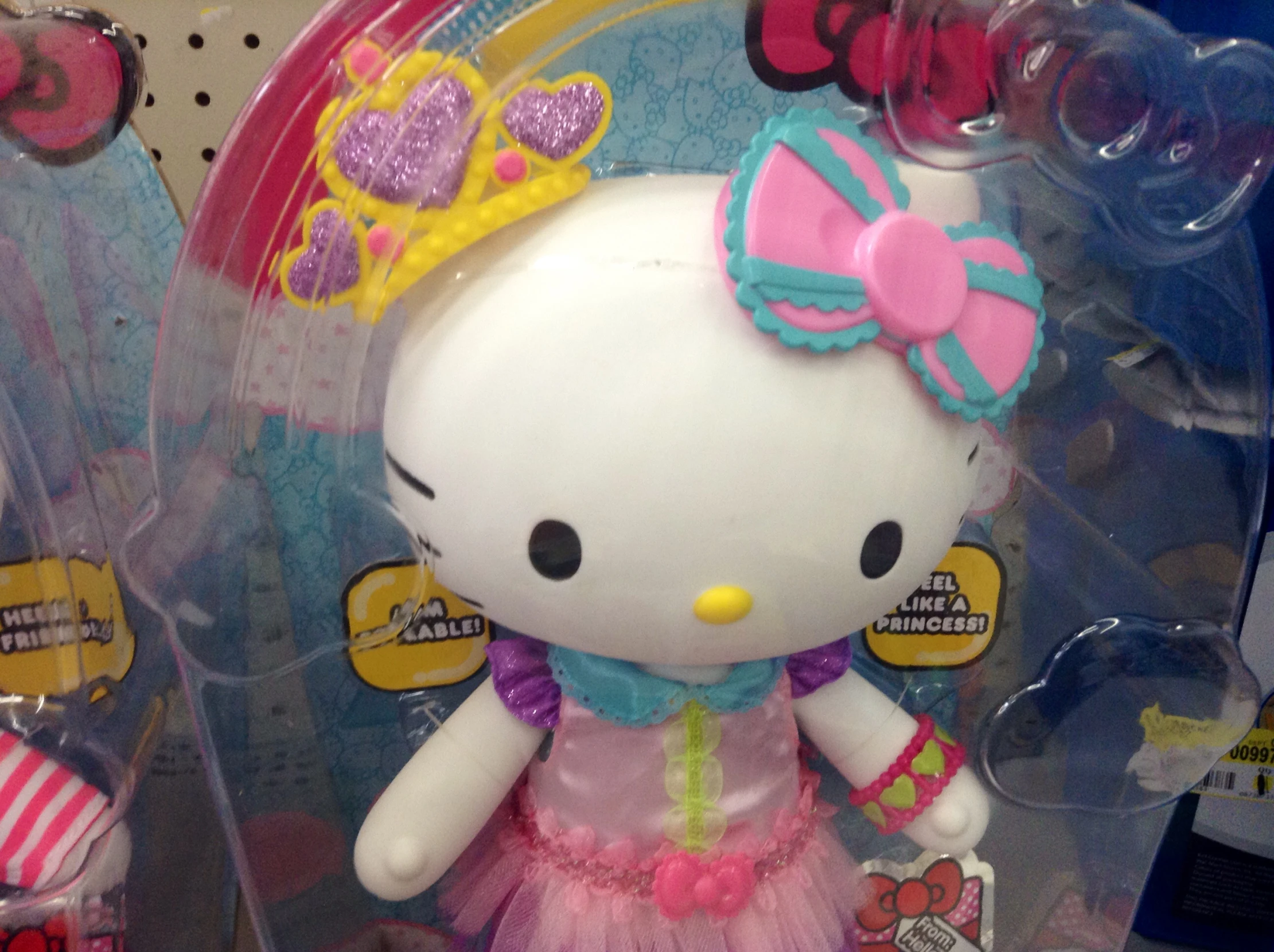 there is a hello kitty doll that is in the package