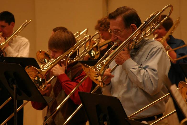 a musician with ss ensemble in orchestra class