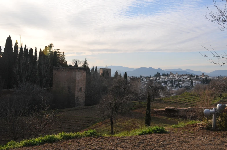 a view of the city with lots of buildings