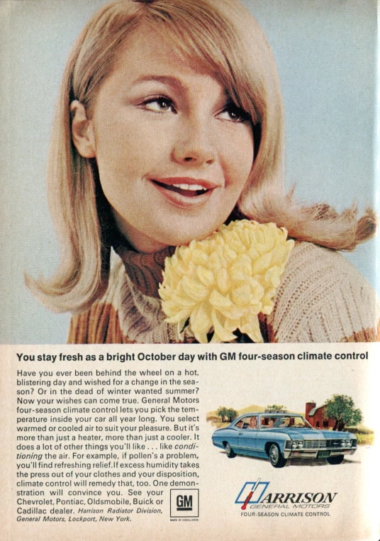 a woman is eating food next to an advertit for car wash