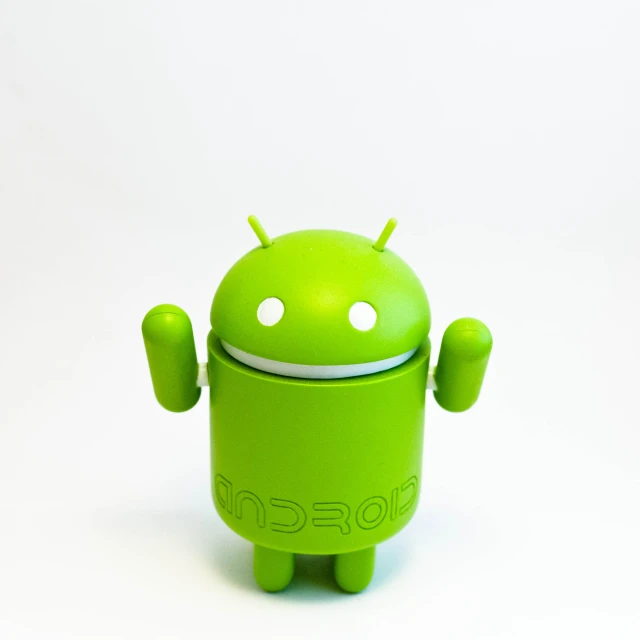 an image of a android model on the floor