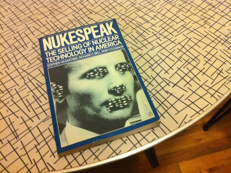 a magazine with the title'nukespeak'on it