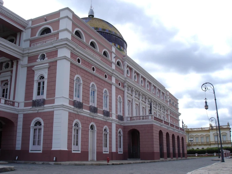 a large building with a golden dome on top