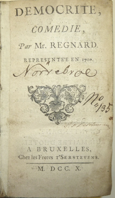 an old book with the title written