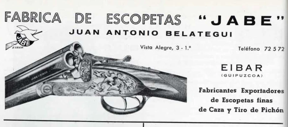a magazine advertit showing an image of an revolver