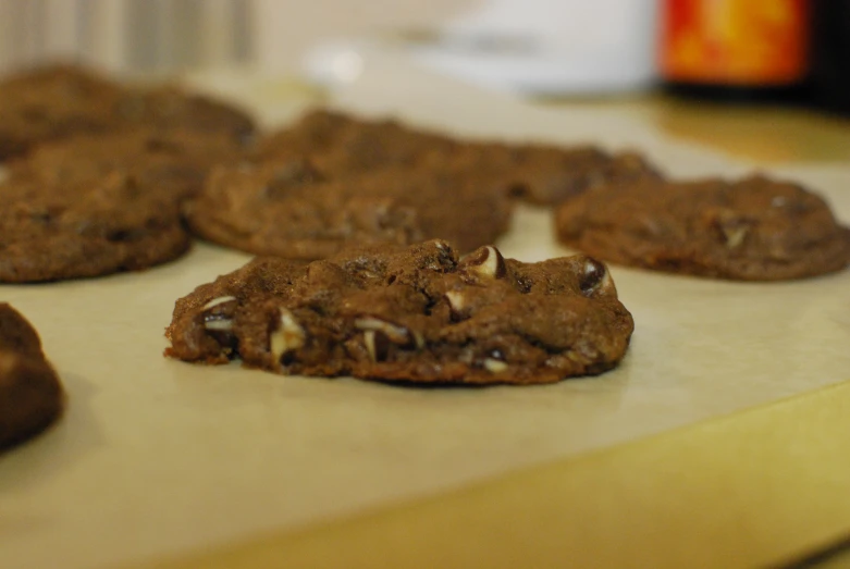 cookies with a bite taken out of one