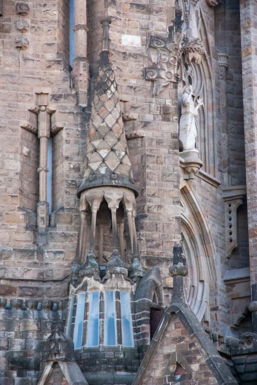 architectural architectural details on a very old building