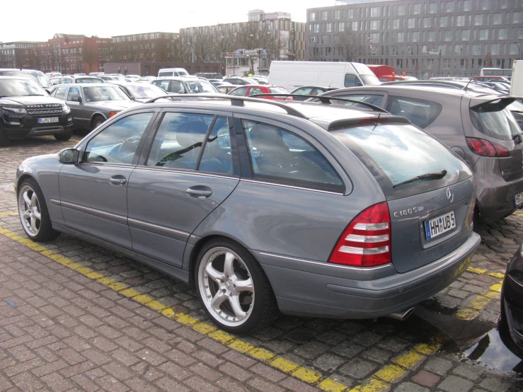 a car that is parked in a parking lot