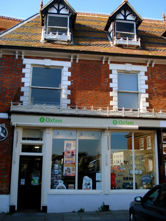 a building with an ornate design painted on it