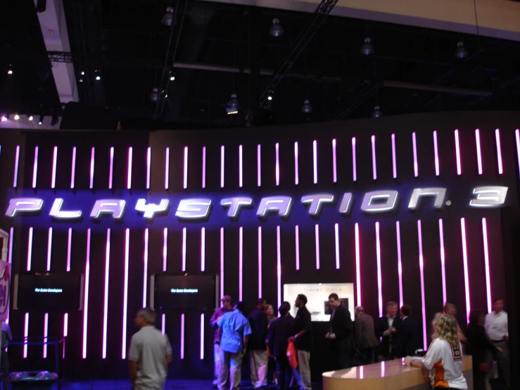 the play station features two displays on separate sides