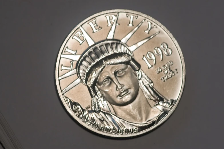 an american silver dollar with the image of a woman
