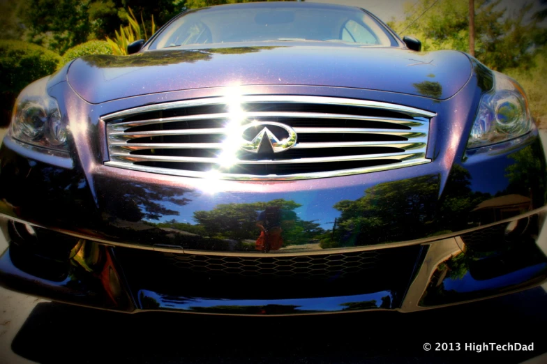 a fancy chrome vehicle with headlights on the front