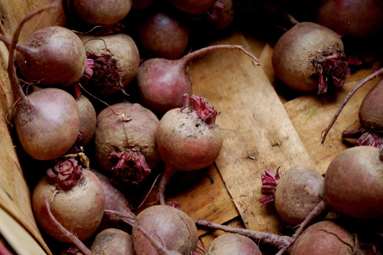 the beets are still picked and ready to be eaten