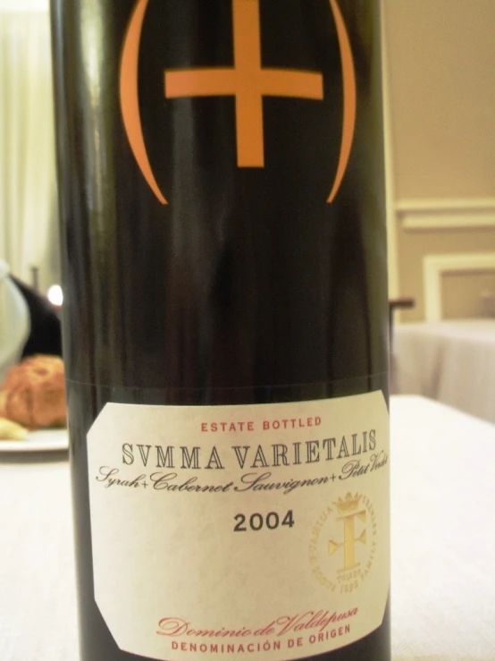 an elegant bottle of wine from the italian family