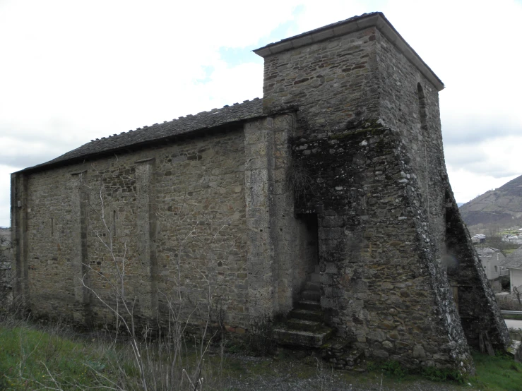 the old stone building was built for someone