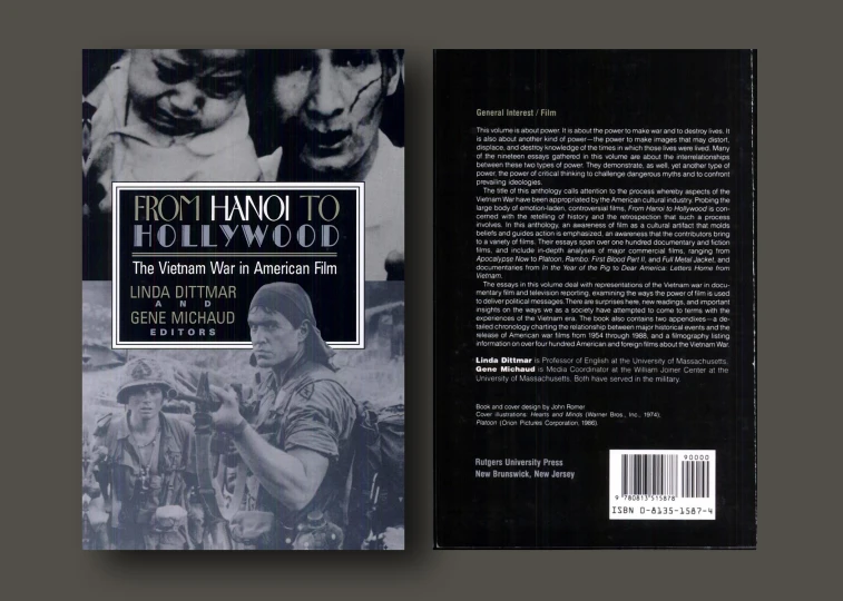 the front and back cover of a book