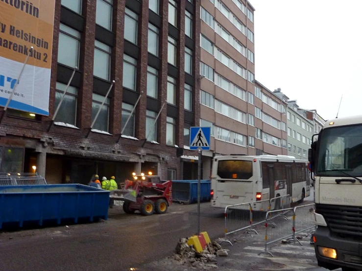 construction is being done to build the parking area