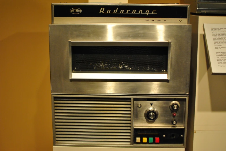 the oven is made out of steel with an automatic baking function