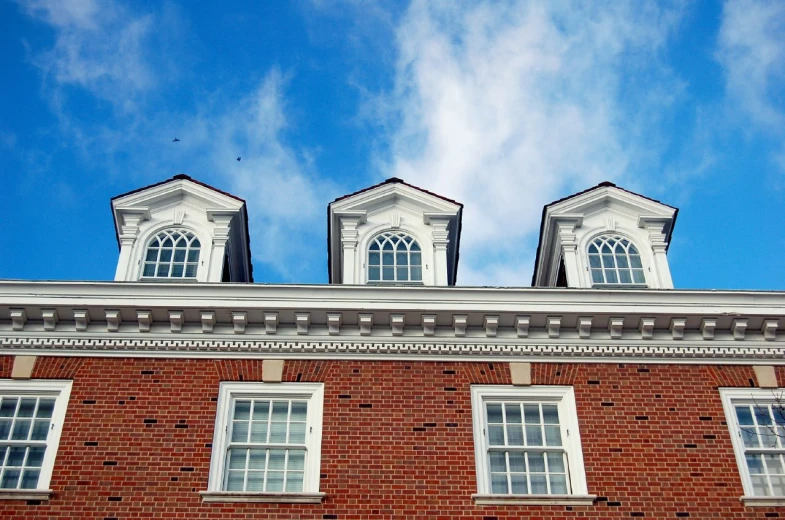 a group of windows on the front of a building