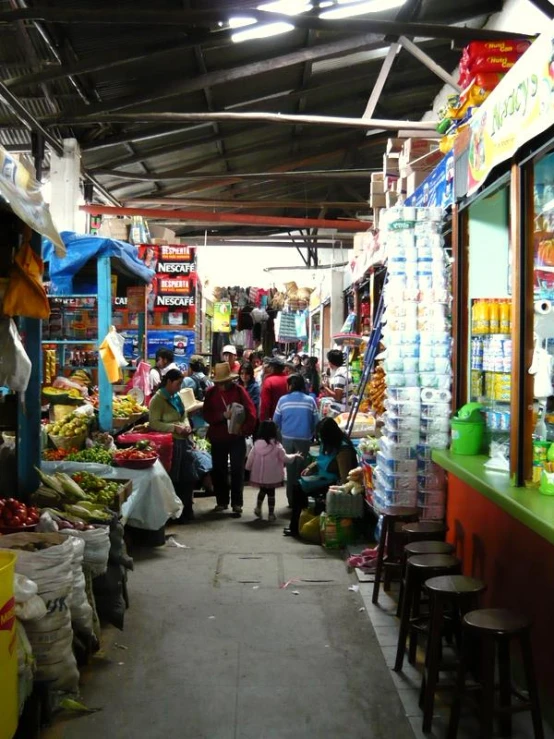 a market filled with lots of goods for sale