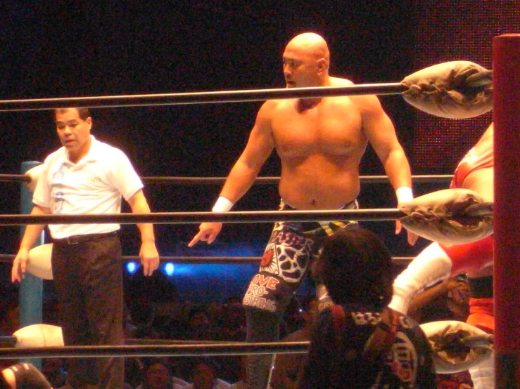 an image of a shirtless man in a ring