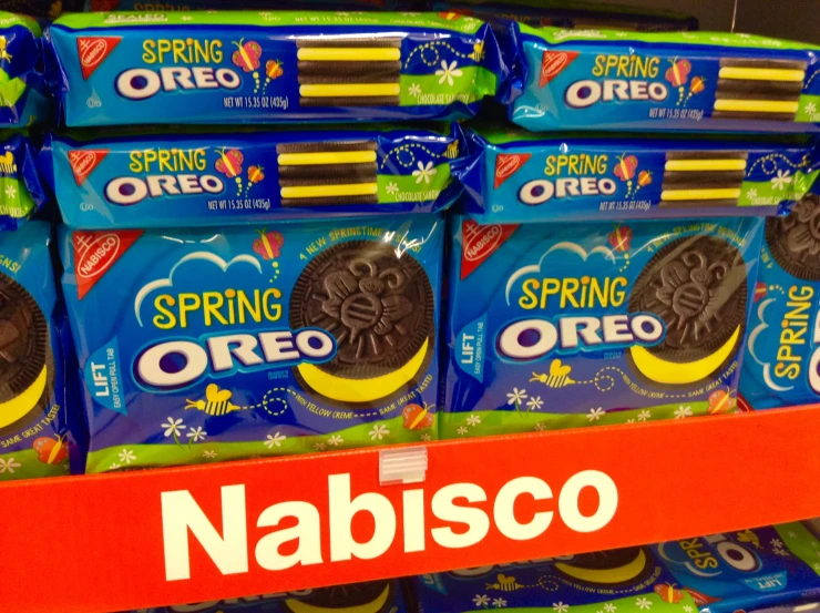 several nd - new nabisco cookies in display on display