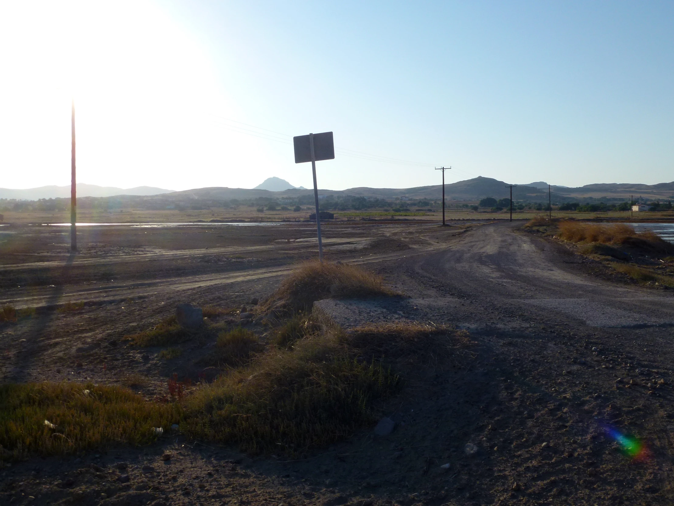 this is a dirt road in the middle of nowhere