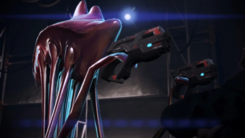 the human body in mass effect is made up of artificial legs